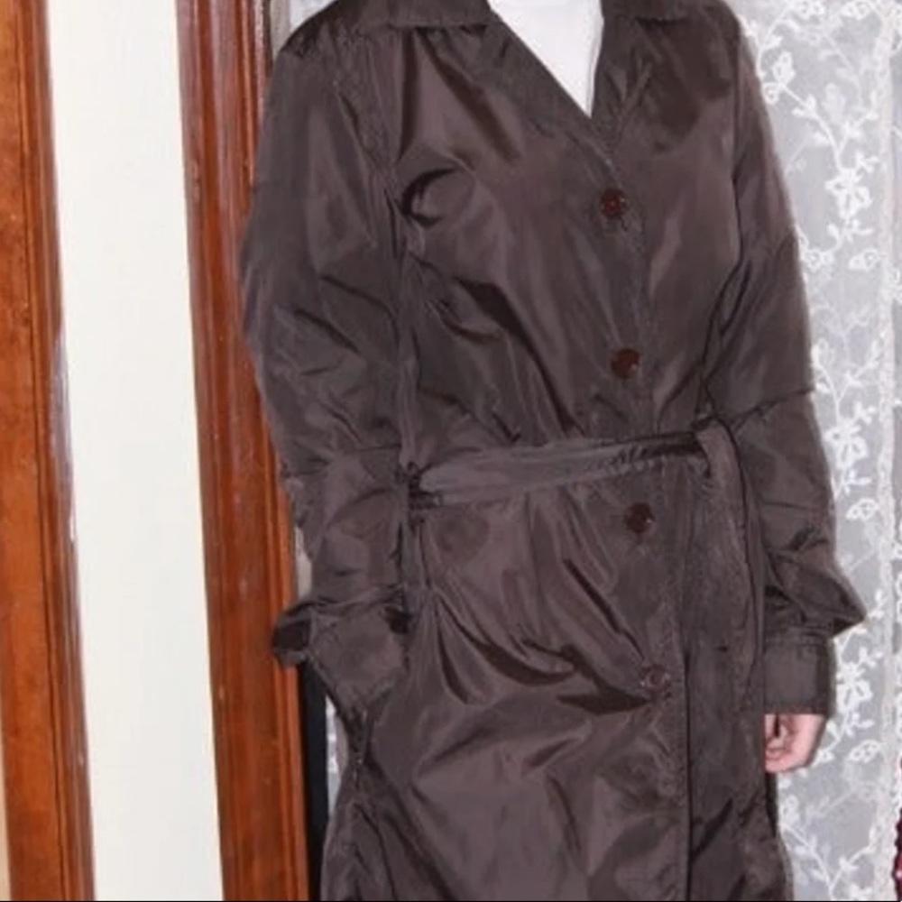 PRADA SIZE 44 Woman’s Raincoat Trench